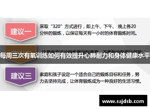 每周三次有氧训练如何有效提升心肺耐力和身体健康水平